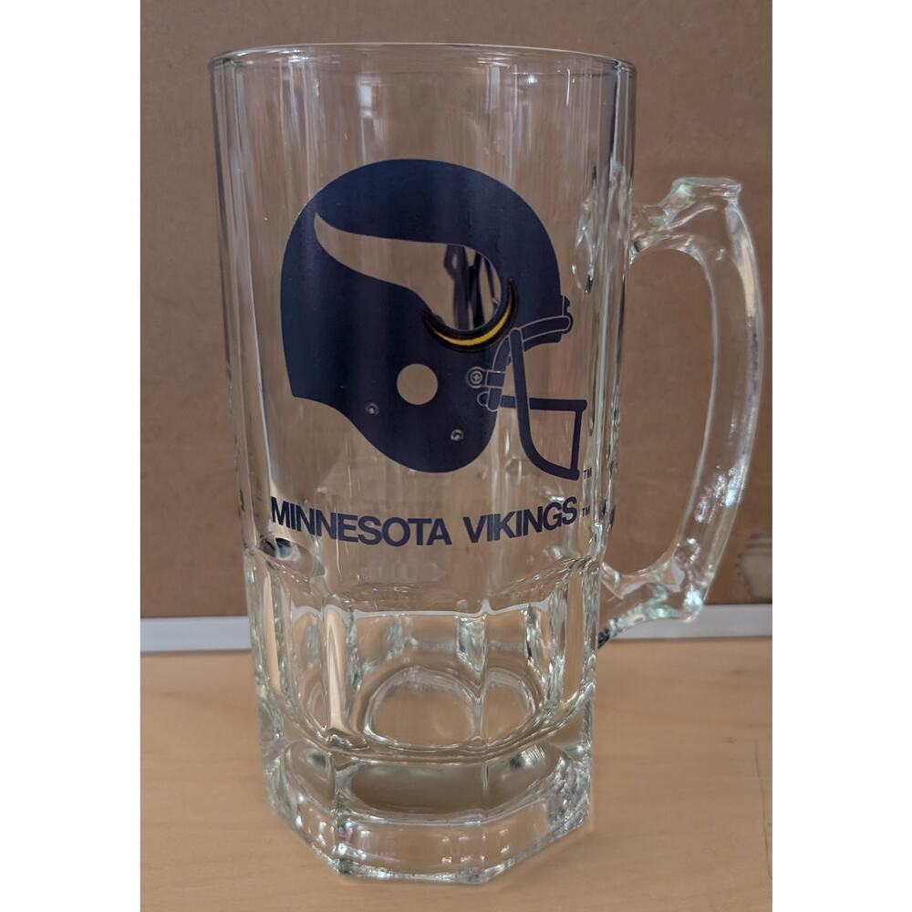 🍀Vintage MN Vikings and Slim Jim Beer Mug